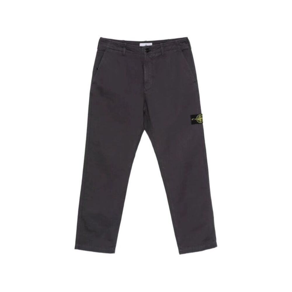 Stone Island Men Cotton Twill-Tc Garment Dyed Pants